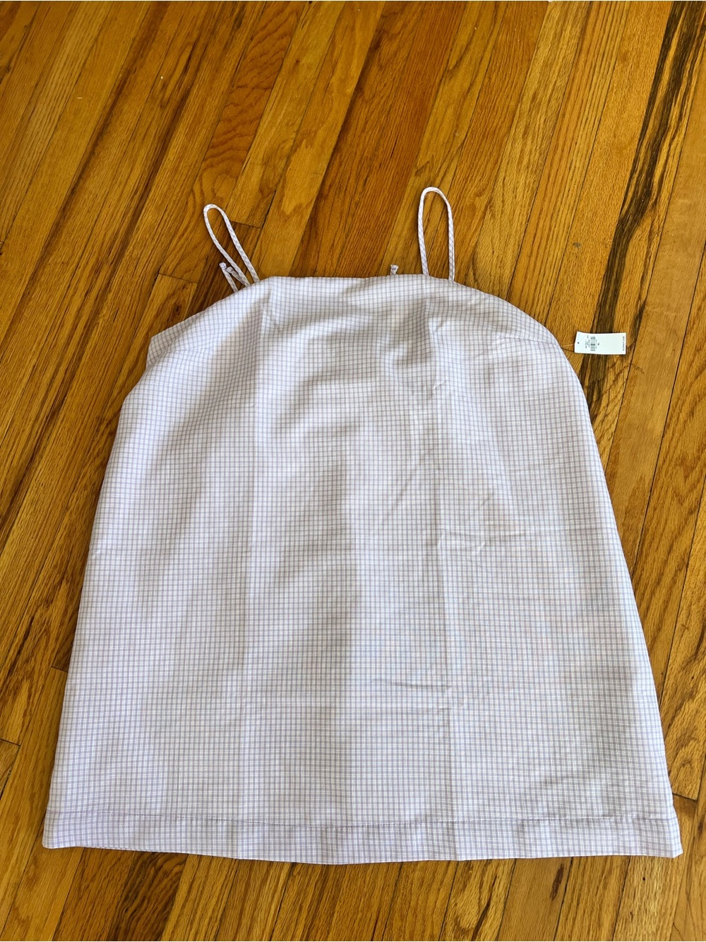 Old Navy lilac Gingham Mini Slip Dress with Spaghetti Straps